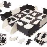 Tapis éducatif en mousse avec motifs d'animaux