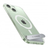 Étui transparent Torras UPRO Pstand avec béquille magnétique pour iPhone 15