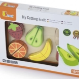 Set en bois pour couper des fruits avec planche