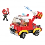 QMAN Mine City camion de pompiers léger – jeu de construction