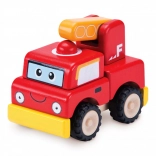 Mini camion de pompiers en bois Wonderworld