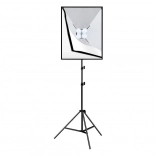 Kit de studio PULUZ softbox 50 × 70 cm avec trépied et 4× LED E27