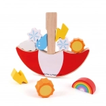 Jeu d’équilibre en bois Météo BIGJIGS TOYS