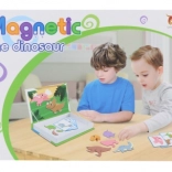 Jeu éducatif magnétique Dinosaures