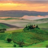 Puzzle panoramique DINO – Coucher de soleil, 1000 pièces