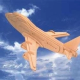 Woodcraft Puzzle 3D en Bois Avion Boeing