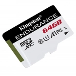 Carte mémoire microSD 64 Go Kingston Endurance 95/30 Mo/s