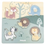 Puzzle en bois avec animaux à poignées PolarB Viga