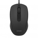 souris optique filaire Savio 1200 DPI avec connexion USB