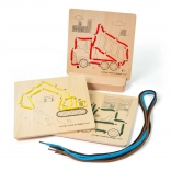 Lacer selon les numéros – engins de chantier BIGJIGS TOYS