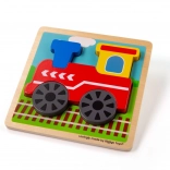 Puzzle encastrable train de Bigjigs Toys