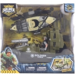 Ensemble militaire avec bateau et kayak