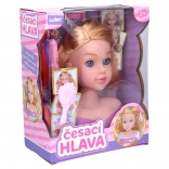 Tête à coiffer avec accessoires 22 cm