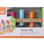 Banc à marteler en bois pour enfants 24 mois+