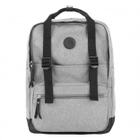 sac à dos gris pour ordinateur portable Himawari 15" imperméable, 16 l