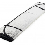 Pare-soleil de pare-brise pour voiture, film réfléchissant avec ventouses 130 × 60 cm