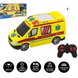 Ambulance RC 27 MHz, 20 cm, avec éclairage