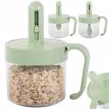 Boîte hermétique pour épices avec cuillère intégrée et anse 0,2 l