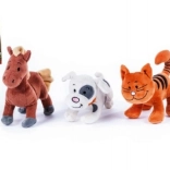 Peluche sonore 18–22 cm – mes premiers animaux