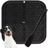 Tapis à lécher anti-stress pour chiens Purlov, en silicone, 20 × 20 cm