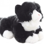 Chat en peluche avec son 23 cm
