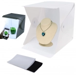 Studio photo sans ombre avec bande LED 20 diodes, 24 × 22 × 24 cm