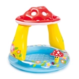 Piscine pour enfants gonflable avec toit en forme de champignon