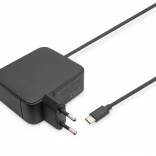Chargeur secteur USB‑C PD 3.0 100 W GaN avec câble intégré 1,2 m – noir