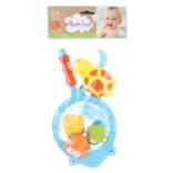 Jouet de bain Requin avec petits animaux et petite tortue flottante à remontoir