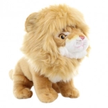 chat en peluche avec crinière amovible 30 cm éco-responsable