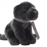 Labrador en peluche avec laisse 30 cm – écoresponsable