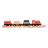 Train de fret Bigjigs Rail avec rails