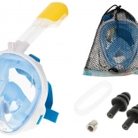 Masque de snorkeling intégral L/XL bleu
