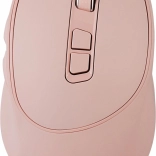 Souris sans fil 2,4 GHz avec interrupteurs silencieux et recharge USB‑C – Rose