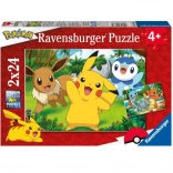 Puzzle Pokémon 2x24 pièces