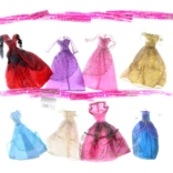 Robe de bal pour poupées 30 cm