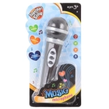 Microphone pour enfants en plastique à piles