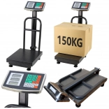 Balance électronique de plateforme avec écran LCD, capacité 150 kg, précision 20 g