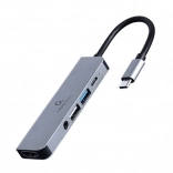 Adaptateur USB‑C 5‑en‑1 avec PD, HDMI, audio, USB 3.1 et USB 2.0
