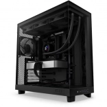 Boîtier PC NZXT H6 Flow avec fenêtre latérale noir