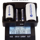 Chargeur intelligent EVERACTIVE NC-3000 pour AA/AAA avec prise en charge C/D (avec adaptateur)