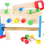  établi en bois et boîte à outils 2-en-1 small foot