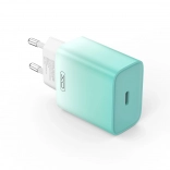 Chargeur mural rapide XO CE18 USB‑C PD 30 W bleu