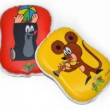 Coussin siffleur KRTEČEK pour bébés, en plastique, 12 × 10 cm
