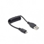 Câble USB AM-Micro Spirale 20-60 cm