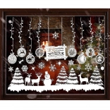 Autocollants de Noël pour fenêtres – sapins de Noël