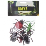 ensemble d’insectes en plastique 5 pcs en sachet