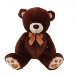 Ours en peluche brun assis 40 cm