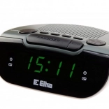 réveil radio Zebu 06PLL gris/blanc