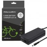 chargeur pour vélos électriques 36 V Li-ion, 42 V 2 A, connecteur 5,5 × 2,1 mm